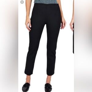 Old Navy Women’s Black Cotton Cropped Side Zip Ankle Pants 8